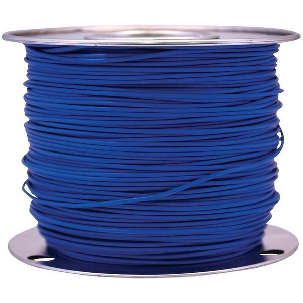 Cci Primary Wire, 10 AWG Wire, 1Conductor, 60 VDC, Copper Conductor, Blue Sheath 55879923